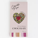 White Chocolate Bar with Sprinkles
